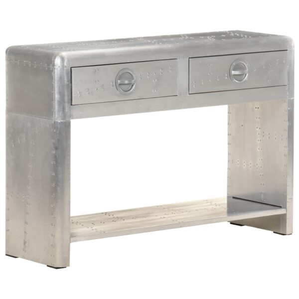 vidaXL Aviator Sideboard 43.3"x13.8"x29.5" Metal - Image 9