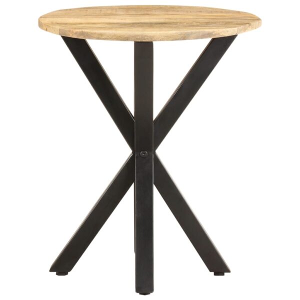 vidaXL Side Table 18.9"x18.9"x22" Solid Mango Wood - Image 2