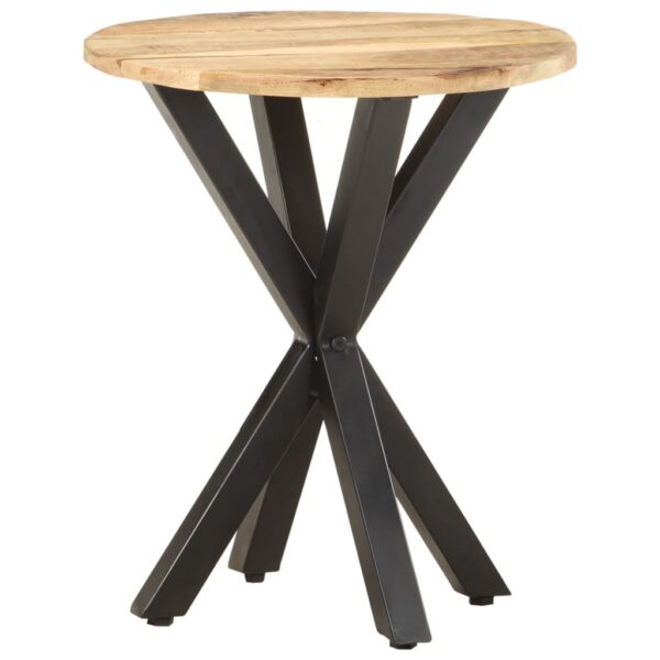 vidaXL Side Table 18.9"x18.9"x22" Solid Mango Wood - Image 7