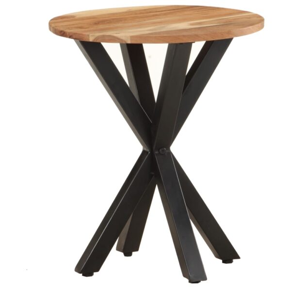 vidaXL Side Table 18.9"x18.9"x22" Solid Acacia Wood - Image 7