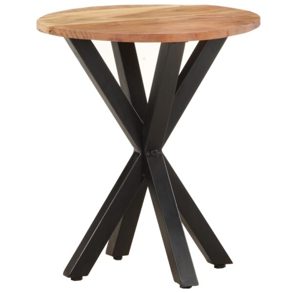 vidaXL Side Table 18.9"x18.9"x22" Solid Acacia Wood - Image 9