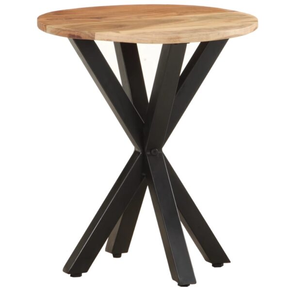 vidaXL Side Table 18.9"x18.9"x22" Solid Acacia Wood - Image 10