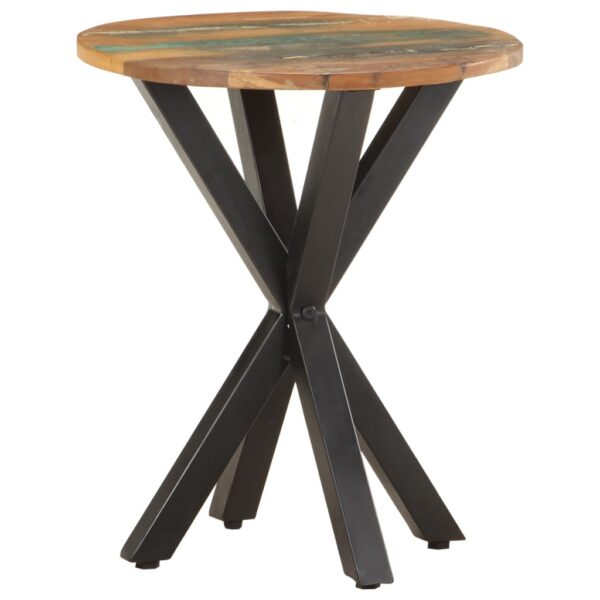 vidaXL Side Table 18.9"x18.9"x22" Solid Reclaimed Wood