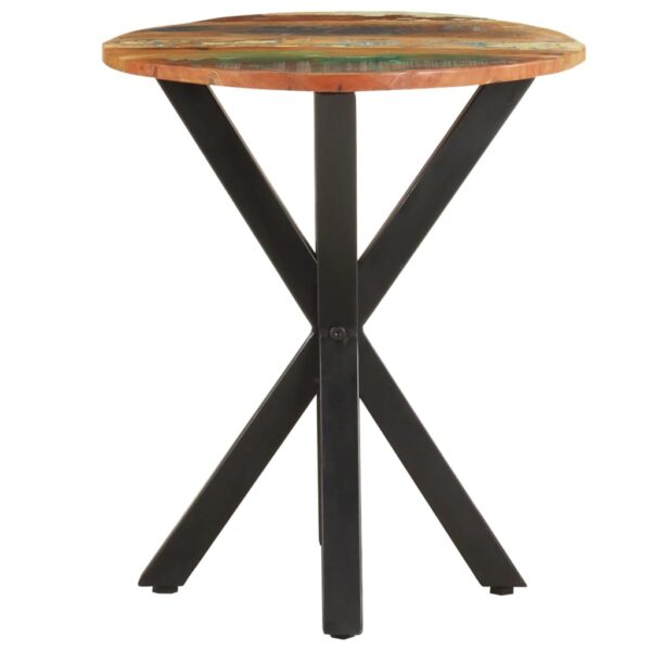 vidaXL Side Table 18.9"x18.9"x22" Solid Reclaimed Wood - Image 2