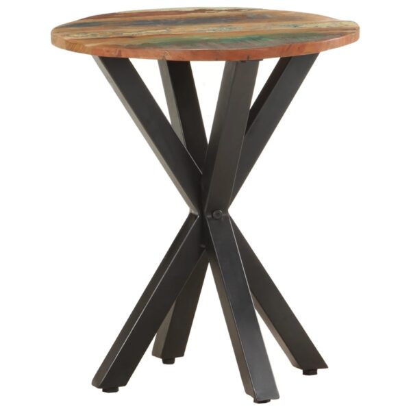 vidaXL Side Table 18.9"x18.9"x22" Solid Reclaimed Wood - Image 7