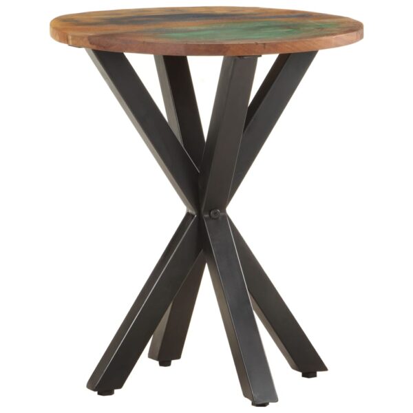 vidaXL Side Table 18.9"x18.9"x22" Solid Reclaimed Wood - Image 8