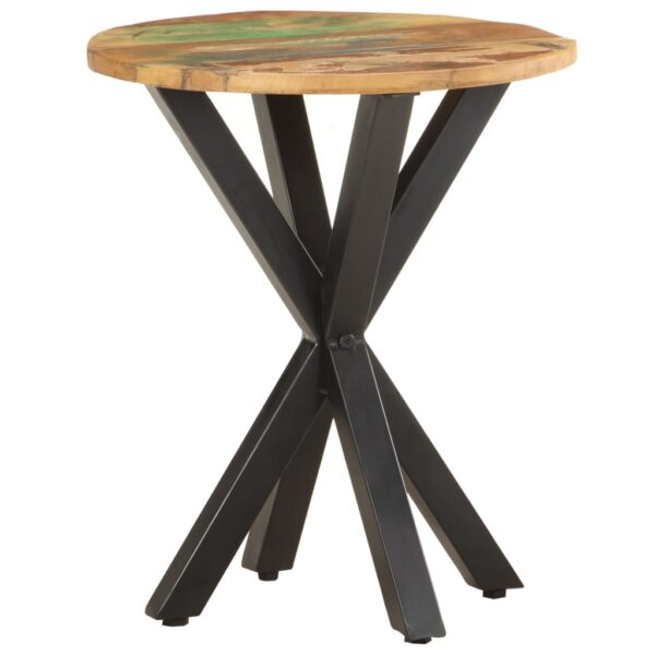 vidaXL Side Table 18.9"x18.9"x22" Solid Reclaimed Wood - Image 9