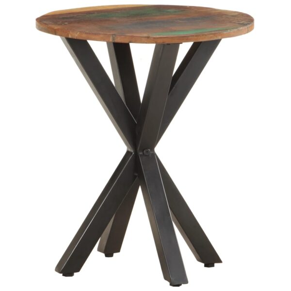 vidaXL Side Table 18.9"x18.9"x22" Solid Reclaimed Wood - Image 10