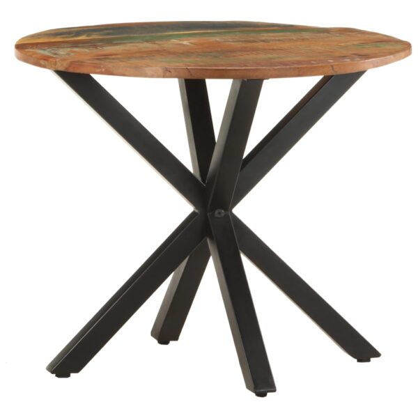 vidaXL Side Table 26.8"x26.8"x22" Solid Reclaimed Wood