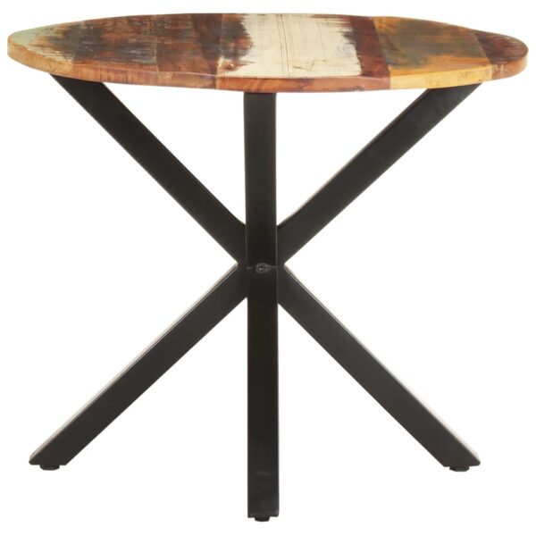 vidaXL Side Table 26.8"x26.8"x22" Solid Reclaimed Wood - Image 2