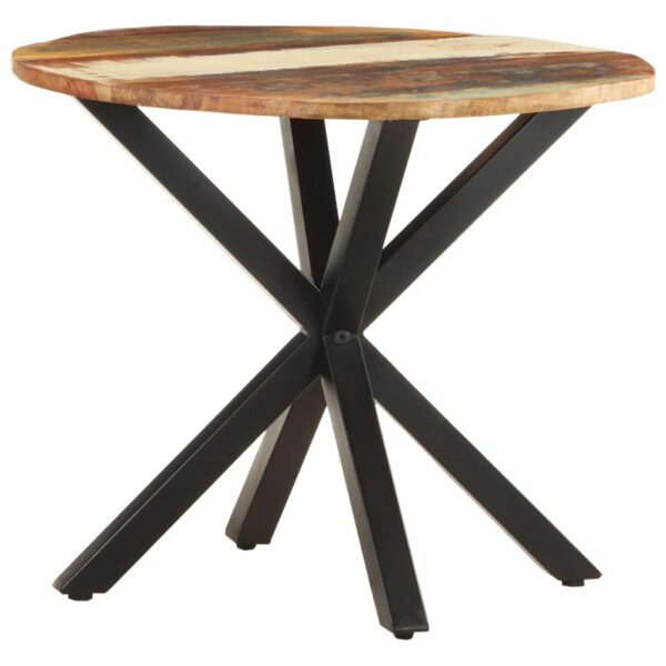 vidaXL Side Table 26.8"x26.8"x22" Solid Reclaimed Wood - Image 9