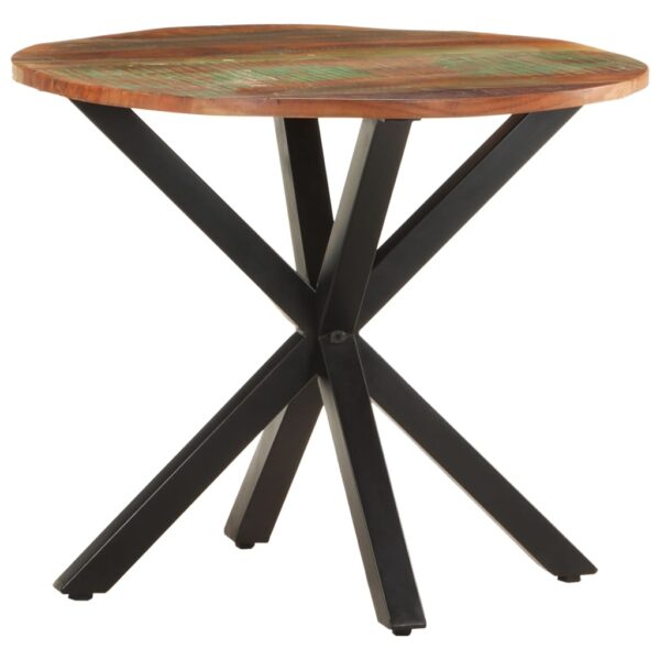 vidaXL Side Table 26.8"x26.8"x22" Solid Reclaimed Wood - Image 10