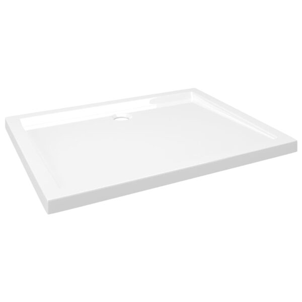 vidaXL Rectangular ABS Shower Base Tray 31.5"x39.4" - Image 2