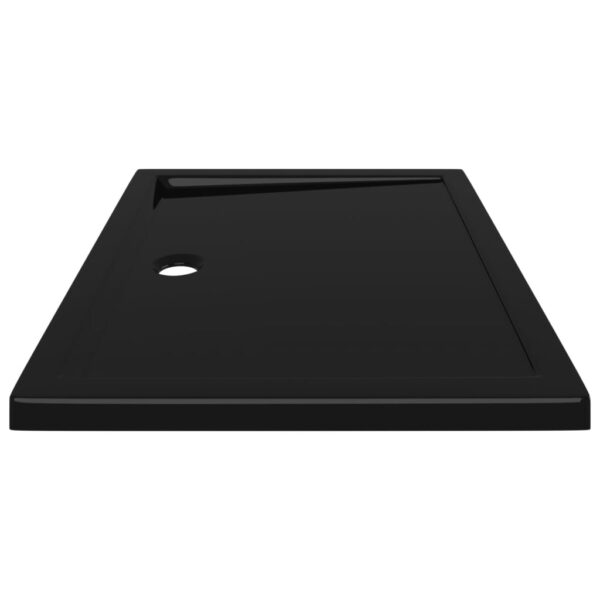 vidaXL Rectangular ABS Shower Base Tray Black 31.5"x39.4" - Image 4