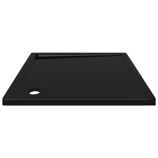 vidaXL Square ABS Shower Base Tray Black 35.4"x35.4" - Image 3