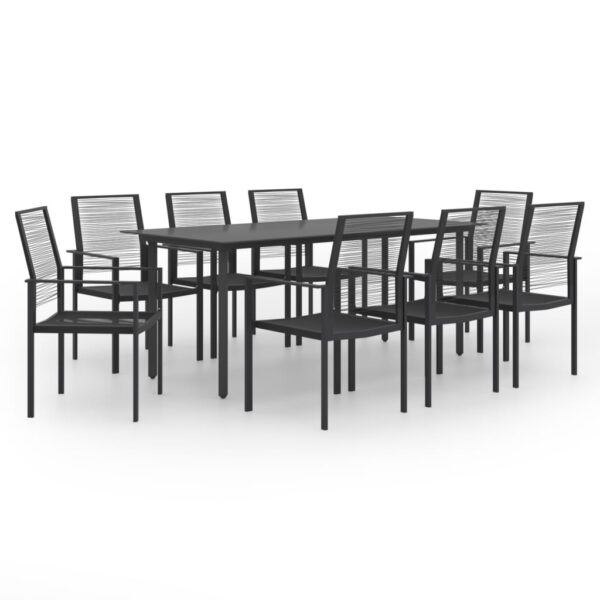 vidaXL 9 Piece Patio Dining Set