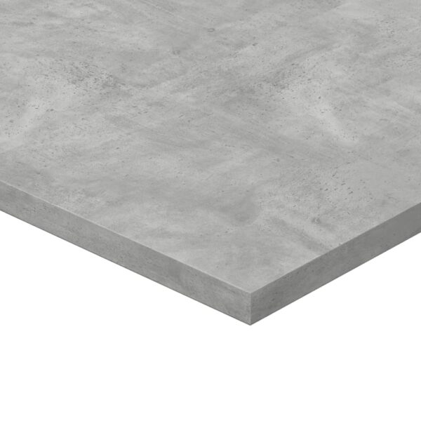 vidaXL Bookshelf Boards 8 pcs Concrete Gray 15.7"x19.7"x0.6" Engineered Wood - Image 7