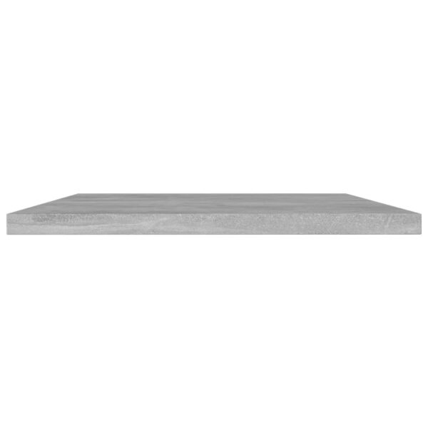 vidaXL Bookshelf Boards 8 pcs Concrete Gray 23.6"x15.7"x0.6" Engineered Wood - Image 3