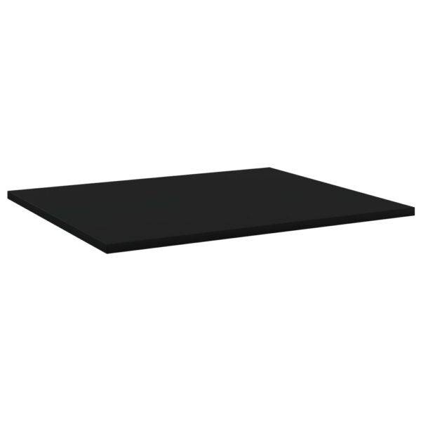 vidaXL Bookshelf Boards 8 pcs Black 23.6"x19.7"x0.6" Engineered Wood - Image 2