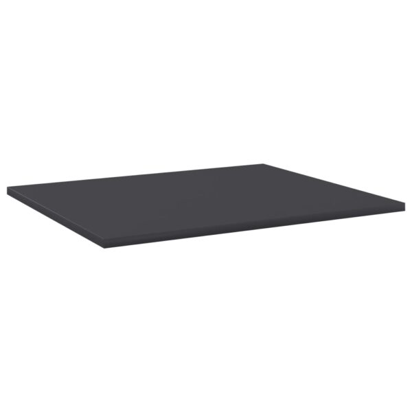 vidaXL Bookshelf Boards 8 pcs Gray 23.6"x19.7"x0.6" Engineered Wood - Image 2