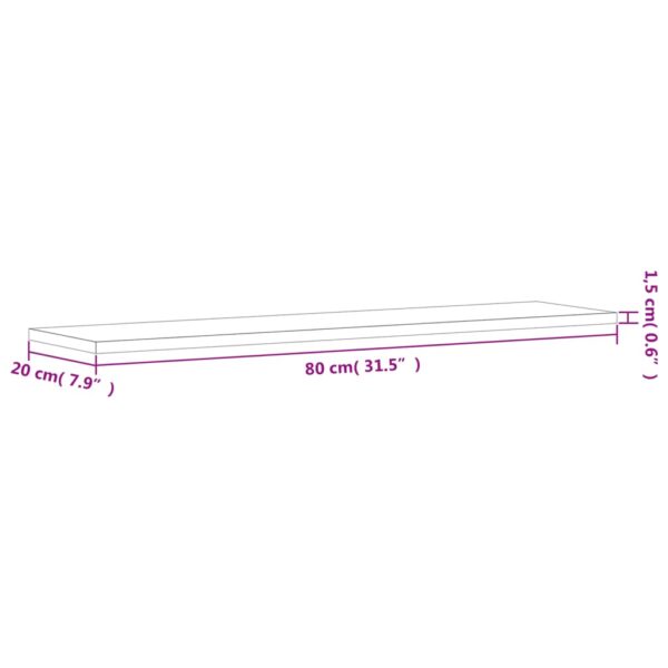 vidaXL Bookshelf Boards 4 pcs Gray 31.5"x7.9"x0.6" Engineered Wood - Image 9