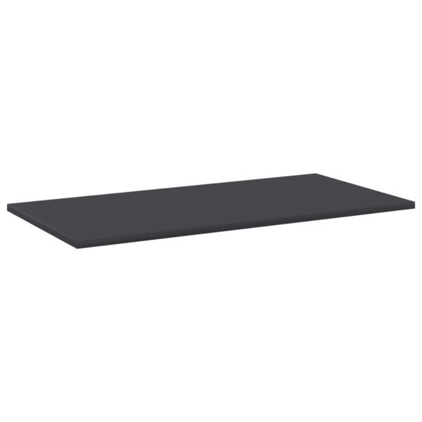 vidaXL Bookshelf Boards 8 pcs Gray 31.5"x15.7"x0.6" Engineered Wood - Image 2