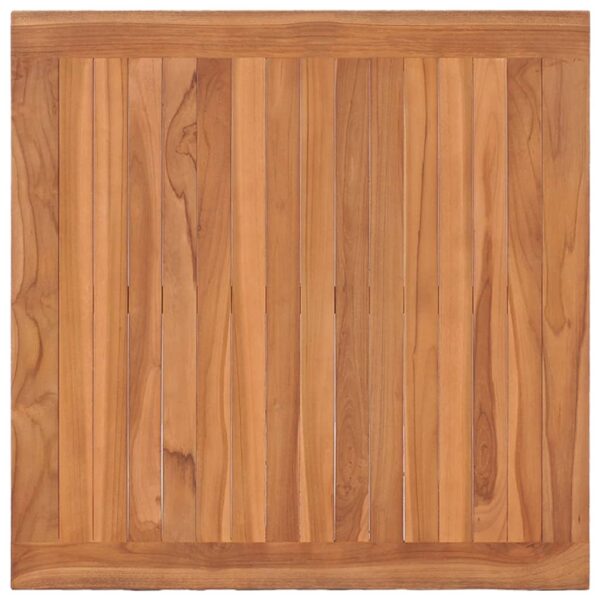 vidaXL Batavia Table 33.5"x33.5"x29.5" Solid Teak Wood - Image 4