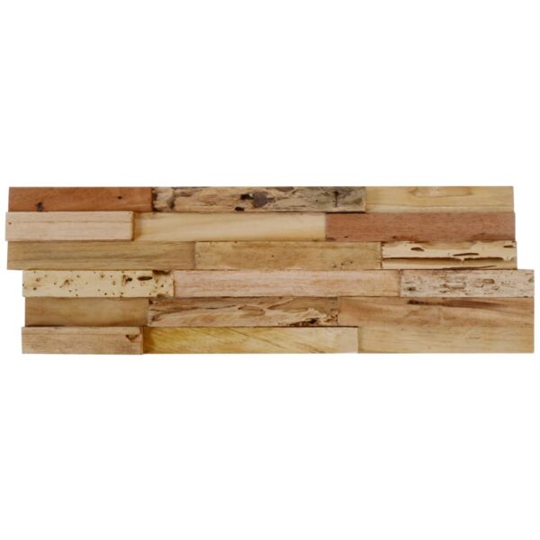 vidaXL Wall Cladding Panels 10 pcs 11.1 ftÂ² Recycled Teak Wood - Image 7