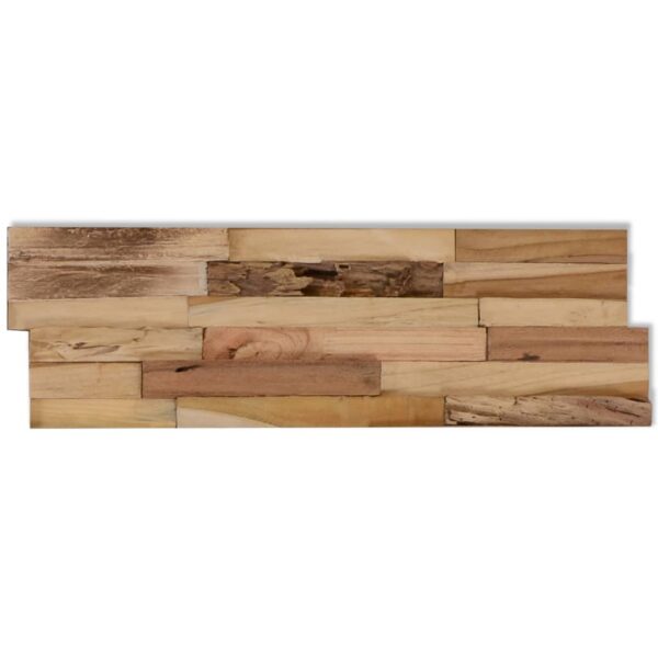 vidaXL Wall Cladding Panels 10 pcs 11.1 ftÂ² Recycled Teak Wood - Image 8