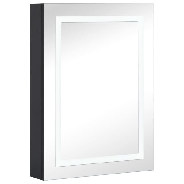 vidaXL LED Bathroom Mirror Cabinet 19.7"x5.1"x27.6" - Image 2