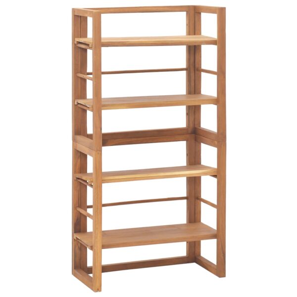 vidaXL Shelving Unit 23.6"x11.8"x47.2" Solid Teak Wood