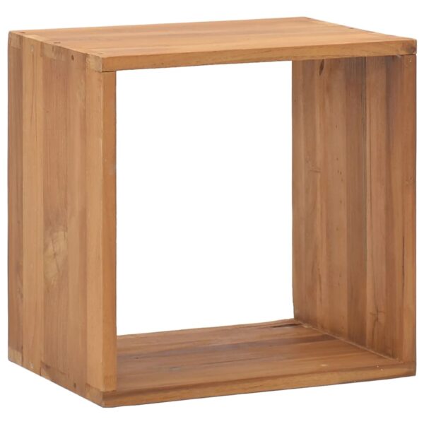 vidaXL Bedside Cabinet 15.7"x11.8"x15.7" Solid Teak Wood - Image 5