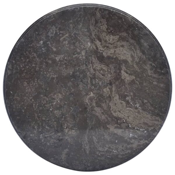 vidaXL Table Top Black Ã˜19.7"x1" Marble