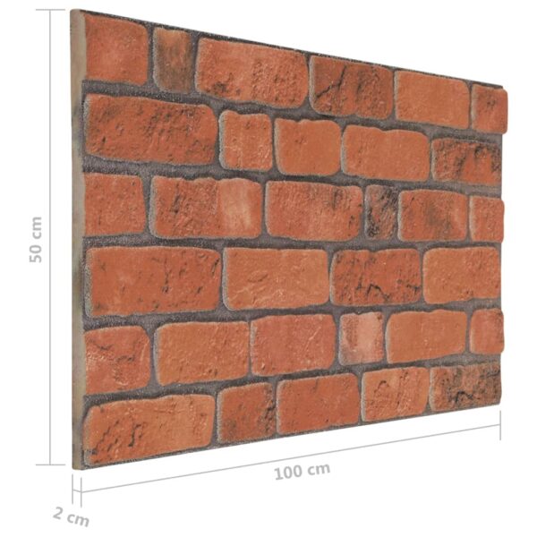 vidaXL 3D Wall Panels with Terracotta Brick Design 10 pcs EPS - Image 8