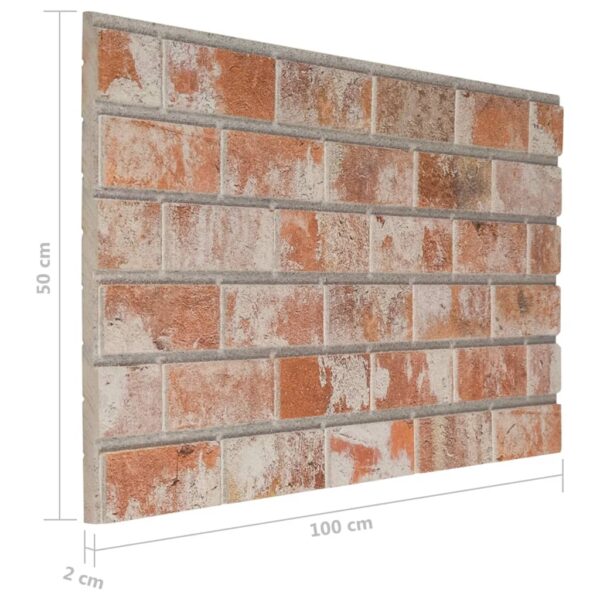 vidaXL 3D Wall Panels with Red Brick Design 10 pcs EPS - Image 7