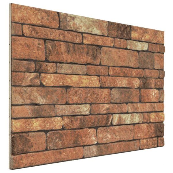 vidaXL 3D Wall Panels with Brown Brick Design 10 pcs EPS - Image 5