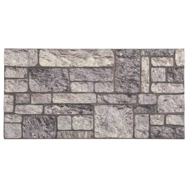 vidaXL 3D Wall Panels with Light Gray Brick Design 10 pcs EPS - Image 2