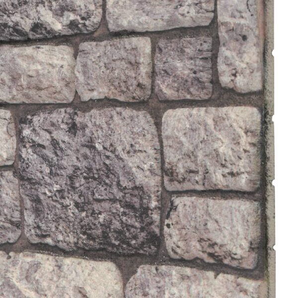 vidaXL 3D Wall Panels with Light Gray Brick Design 10 pcs EPS - Image 5