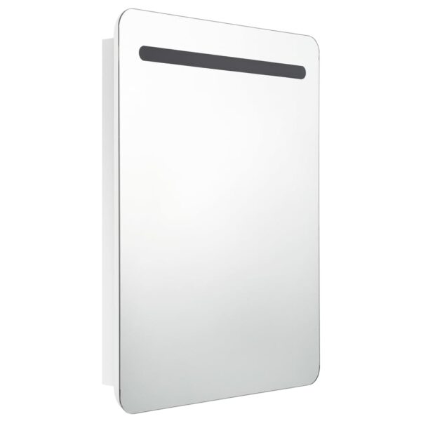 vidaXL LED Bathroom Mirror Cabinet Shining White 23.6"x4.3"x31.5" - Image 3