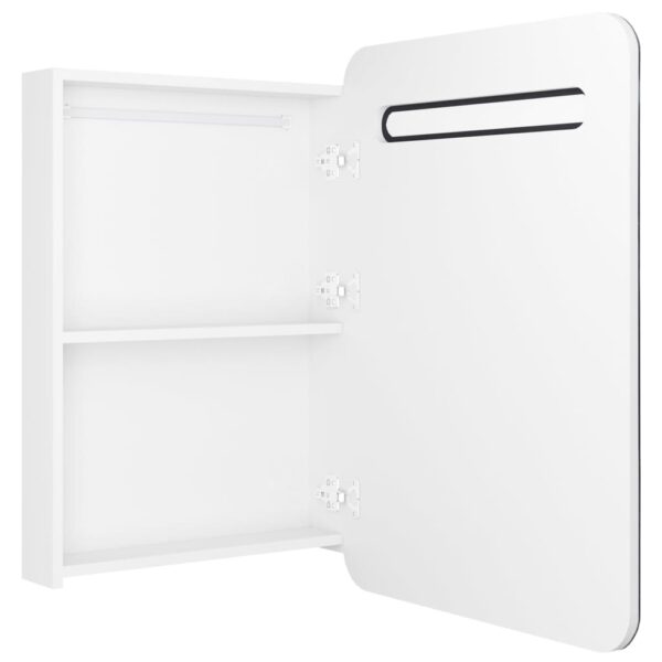 vidaXL LED Bathroom Mirror Cabinet Shining White 23.6"x4.3"x31.5" - Image 5