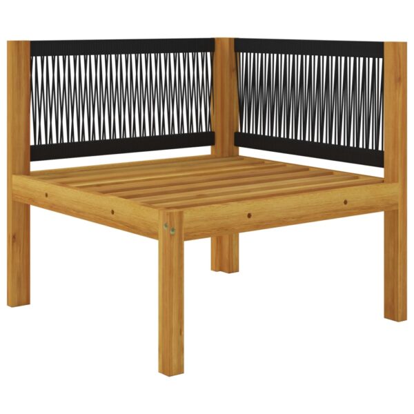 vidaXL 2-seater Patio Bench with Cushions Solid Acacia Wood - Image 6