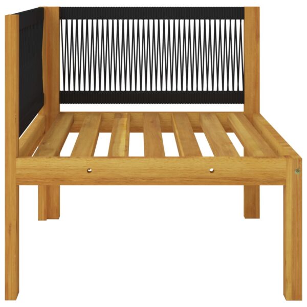 vidaXL 2-seater Patio Bench with Cushions Solid Acacia Wood - Image 7