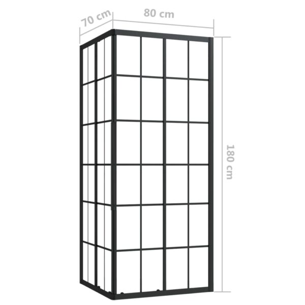 vidaXL Shower Cabin ESG 31.5"x27.6"x70.9" - Image 9