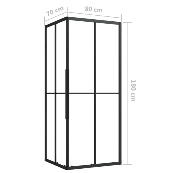 vidaXL Shower Cabin ESG 31.5"x27.6"x70.9" - Image 9