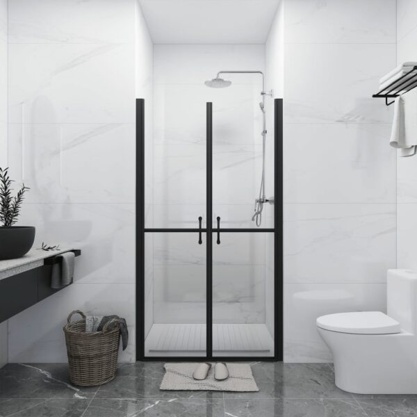 vidaXL Shower Door Clear ESG (34.6"-35.8")x74.8"