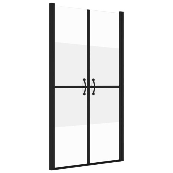 vidaXL Shower Door Half Frosted ESG (26.8"-28")x74.8" - Image 2