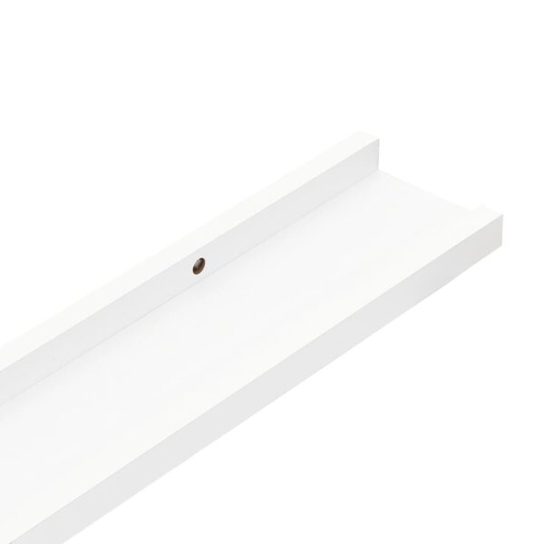 vidaXL Wall Shelves 4 pcs White 15.7"x3.5"x1.2" - Image 8