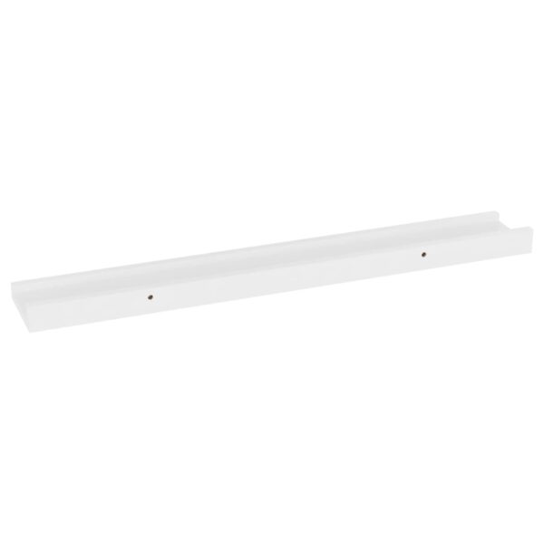 vidaXL Wall Shelves 4 pcs White 23.6"x3.5"x1.2" - Image 6