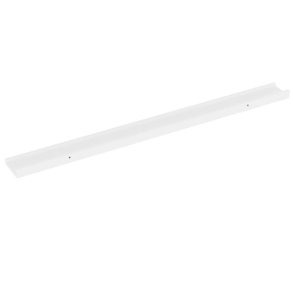 vidaXL Wall Shelves 4 pcs White 39.4"x3.5"x1.2" - Image 4