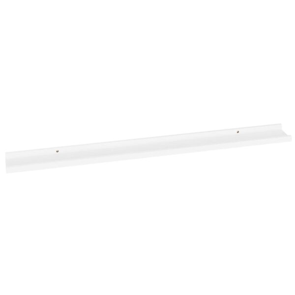 vidaXL Wall Shelves 4 pcs White 39.4"x3.5"x1.2" - Image 6